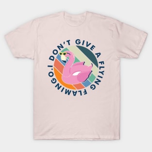 Cool Flamingo with Sunglasses Vintage T-Shirt